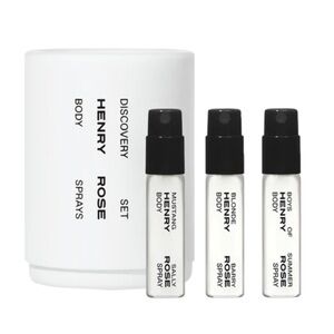 Henry Rose 3 x 2 ml Body Spray Discovery Set with $20 gift card